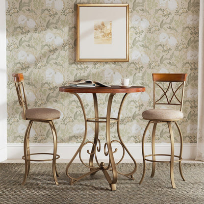 Hamilton 3pc Swivel Pub Set
