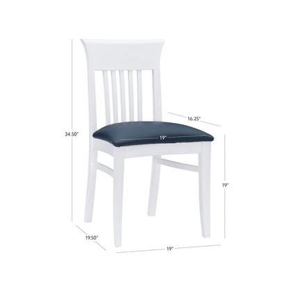 Jenny Upholstered  Chair White Set Of 2
