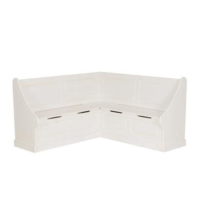 Tobin Corner Breakfast Nook, White