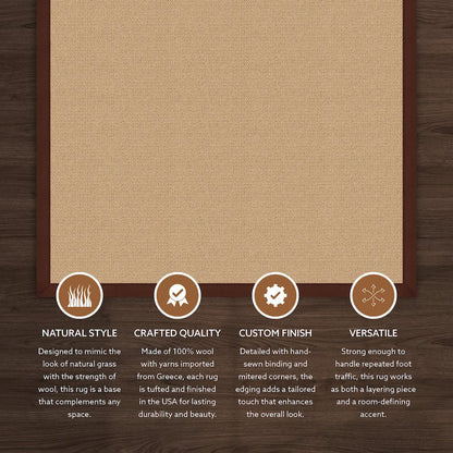 Athena Sisal & Brown 2.6x12, Rug