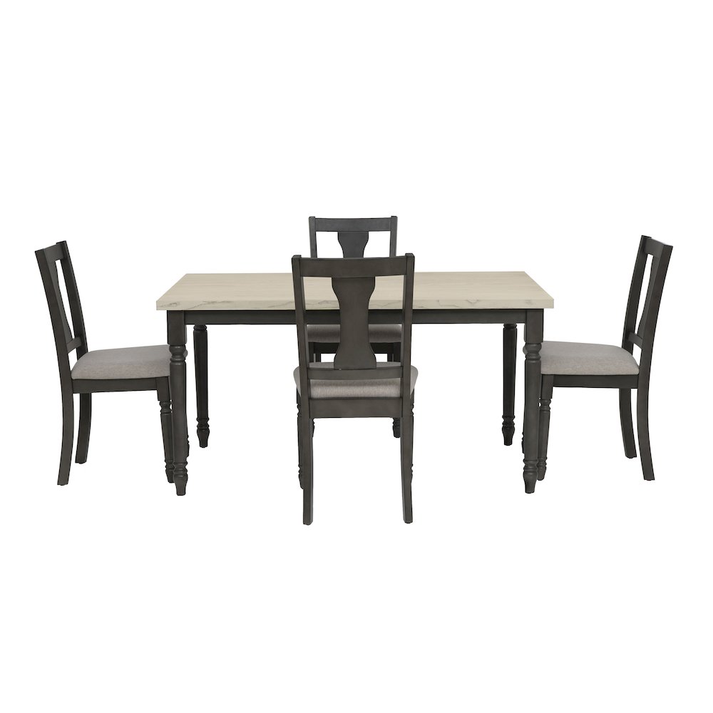 Willow Grey 5 Piece Set