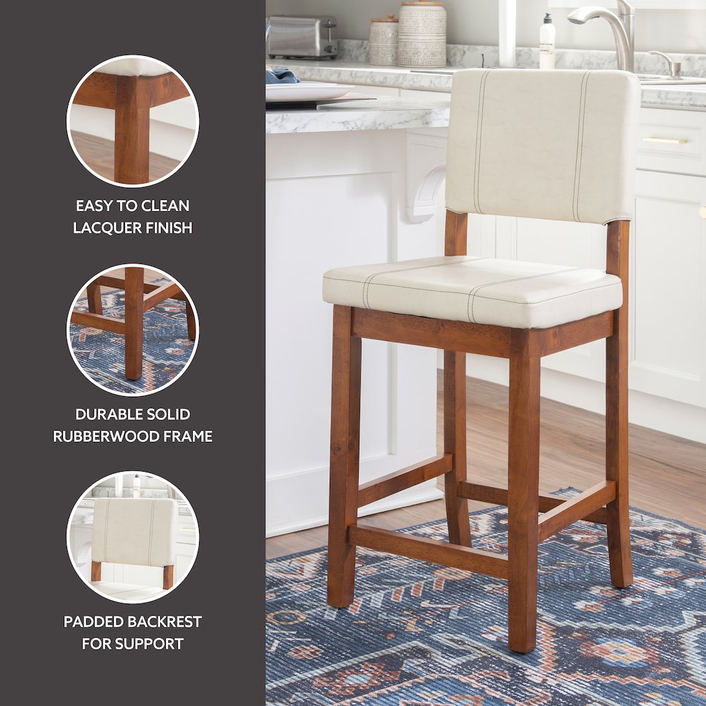 Milano Counter Stool Cream