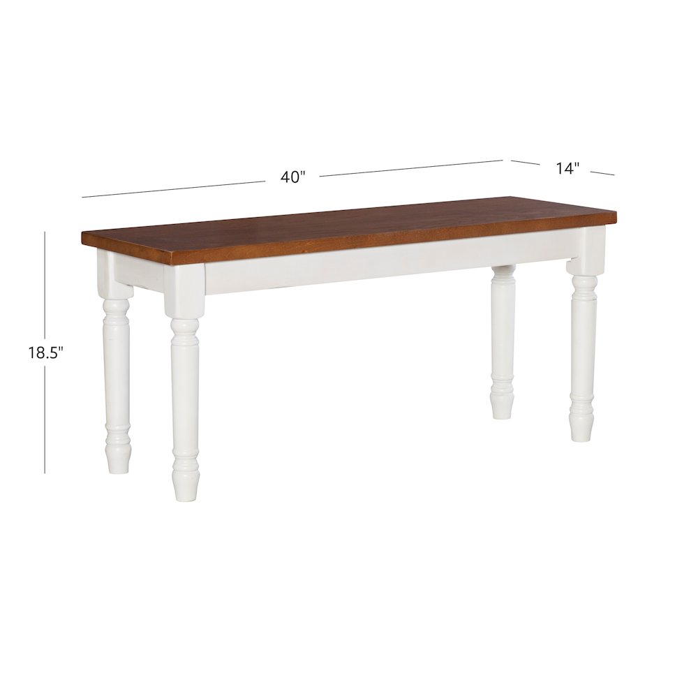 Willow Brown Bench