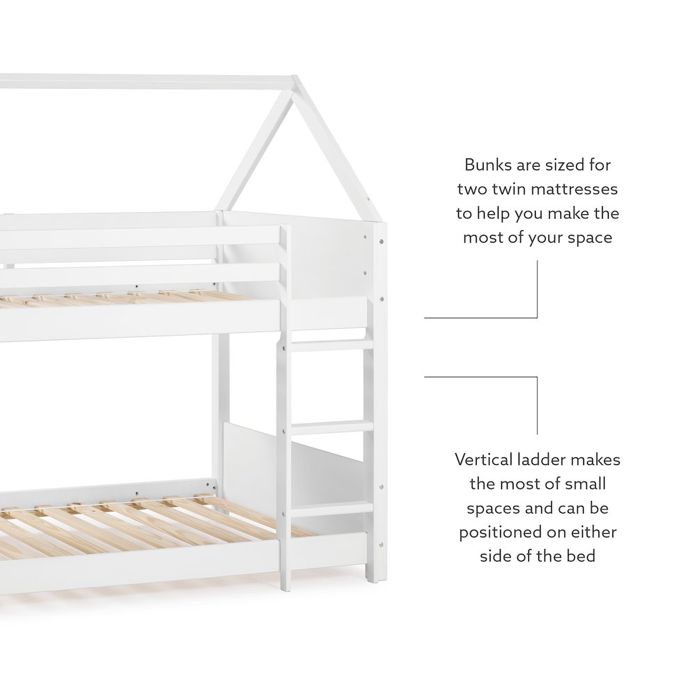 Maison Twin Bunkbed White