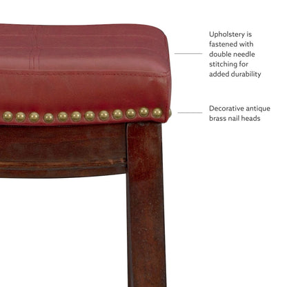 Claridge Red Counter Stool