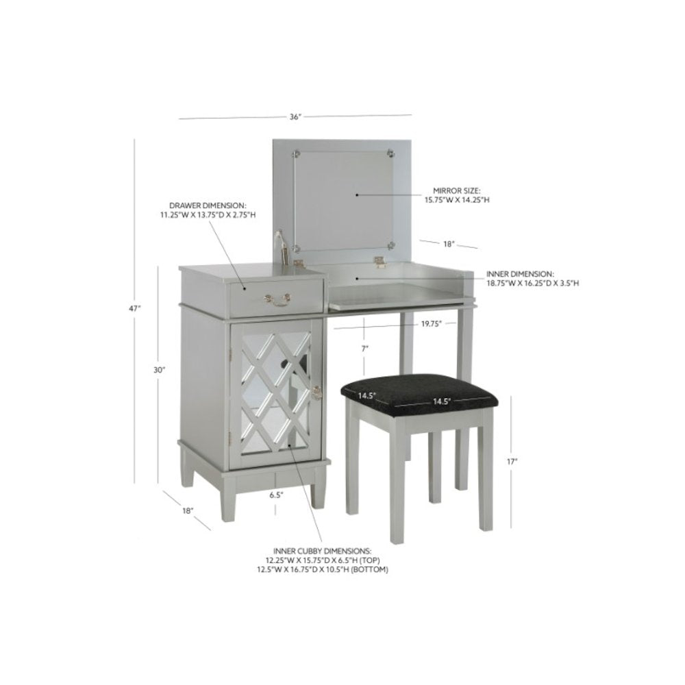 Lattice Vanity Set