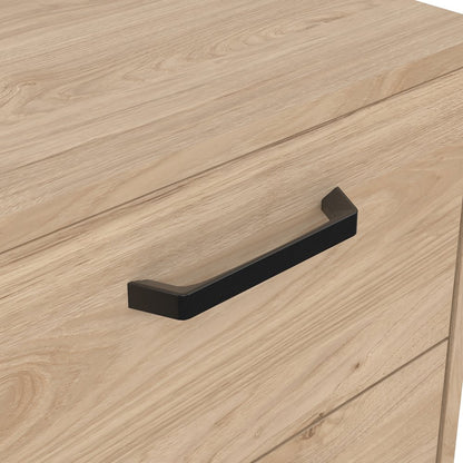 Sofia 2 Drawer Nightstand, Jackson Hickory