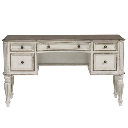 Magnolia Manor Vanity Desk in Antique White