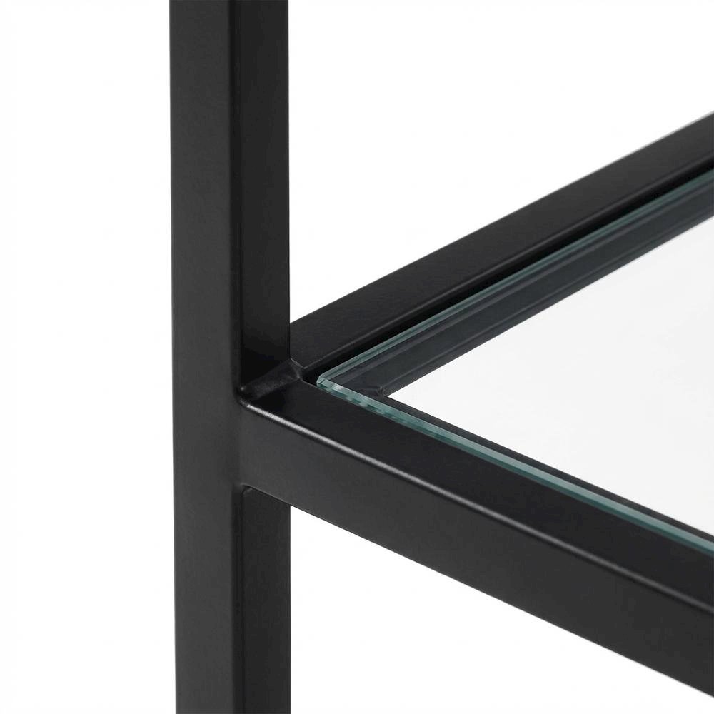 Oil Rubbed Bronze Etagere with Anti-Tip Hardware and Sturdy Frame