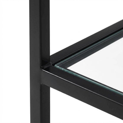 Oil Rubbed Bronze Etagere with Anti-Tip Hardware and Sturdy Frame