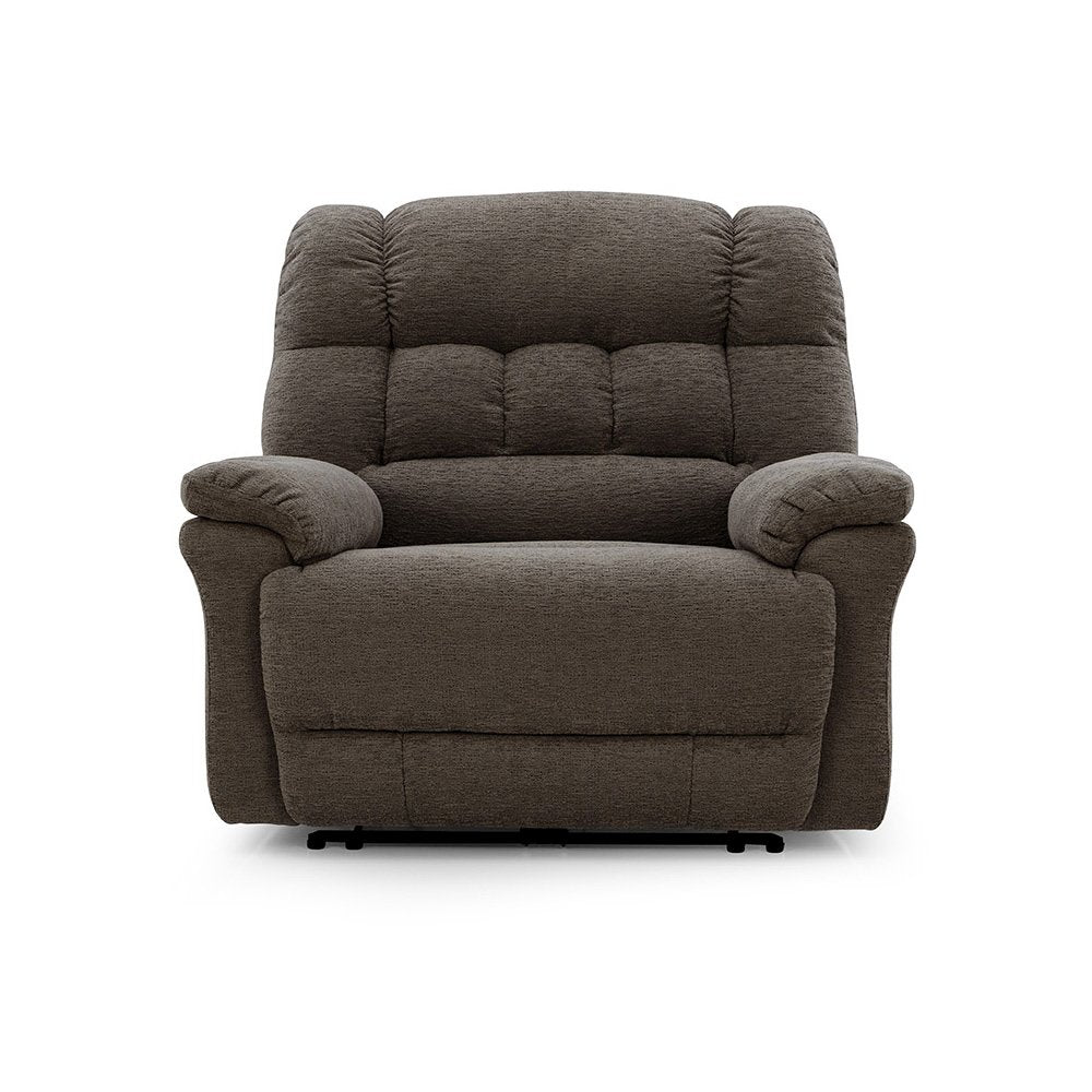 Oversized Recliner Chair for Big and Tall Adults – Power Zero Gravity Recliner with Wide Seat,  Heavy-Duty Big Man, Supports Up to 450 lbs, Brown