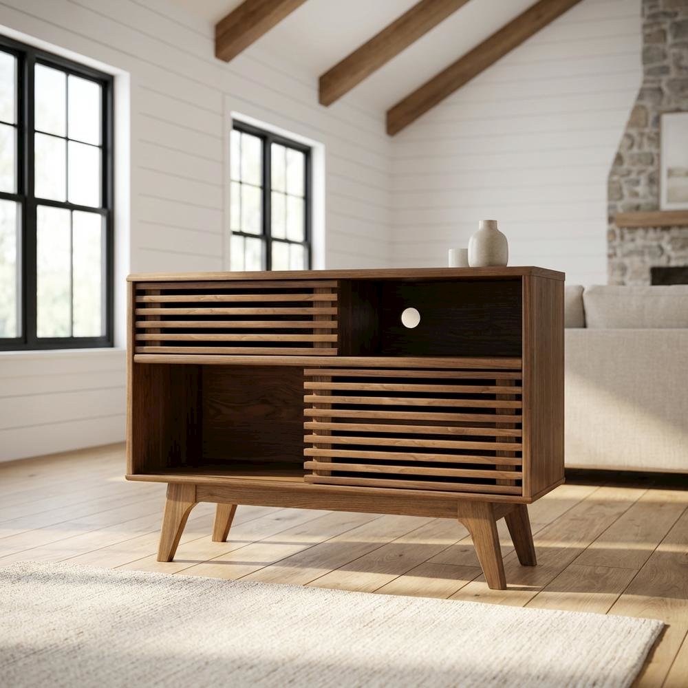 Modern Coffee Table in Neutral Finish with Sleek Design and Durable Construction
