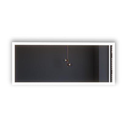 Angelina 72 in. W x 30 in. H Rectangular Light Wall-Mount Bathroom Vanity Mirror