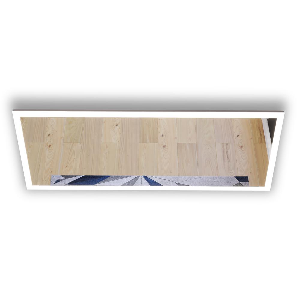 Angelina 72 in. W x 30 in. H Rectangular Light Wall-Mount Bathroom Vanity Mirror