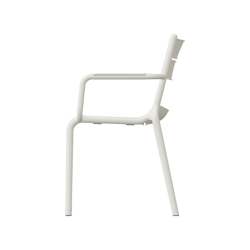 Naples A Stackable Armchair White, 2 Pcs