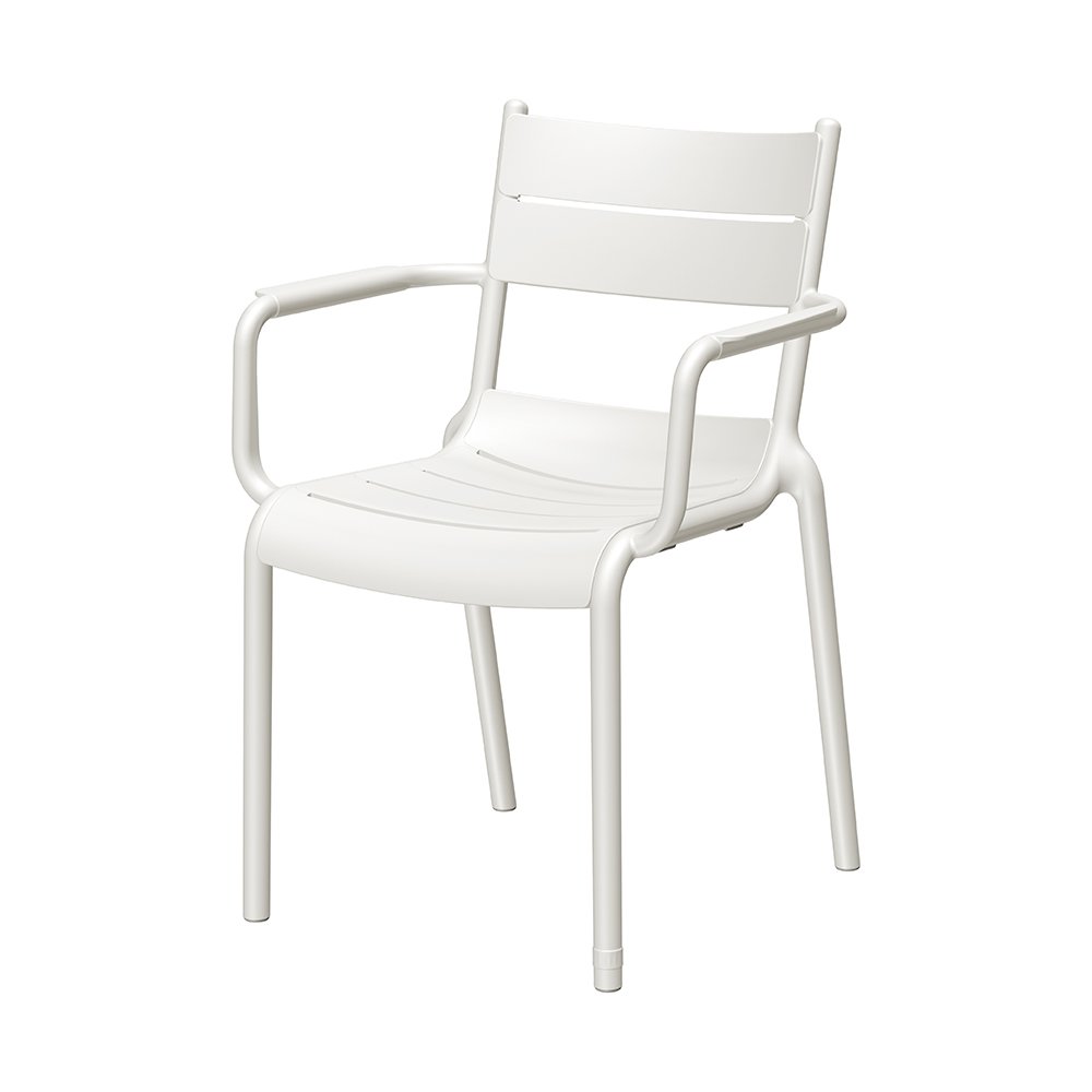 Naples A Stackable Armchair White, 2 Pcs