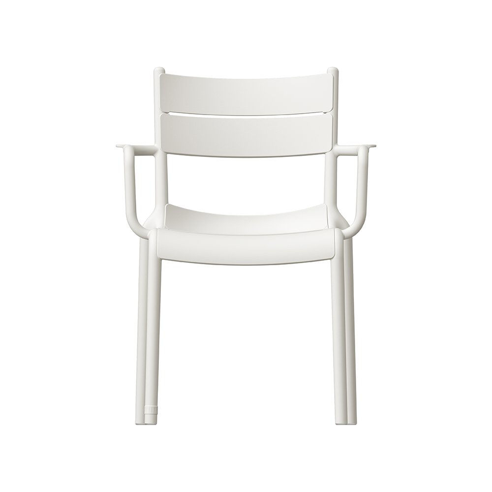 Naples A Stackable Armchair White, 2 Pcs
