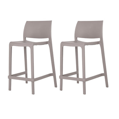 Sensilla Resin Stackable Counter Stool Set of 2