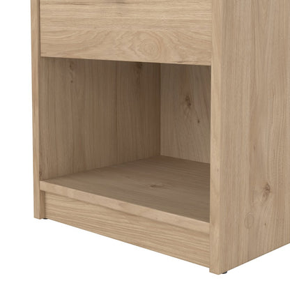 Portland 1 Drawer Nightstand - Set of 2, Jackson Hickory