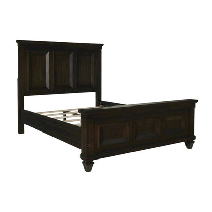 Wood Queen Bedroom Furniture Set with Dresser, Mirror, Chest, Nightstands