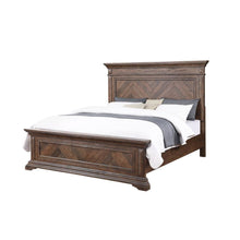 Solid Wood King Size Bed Frame – Wooden Bed Frame King in Walnut Finish