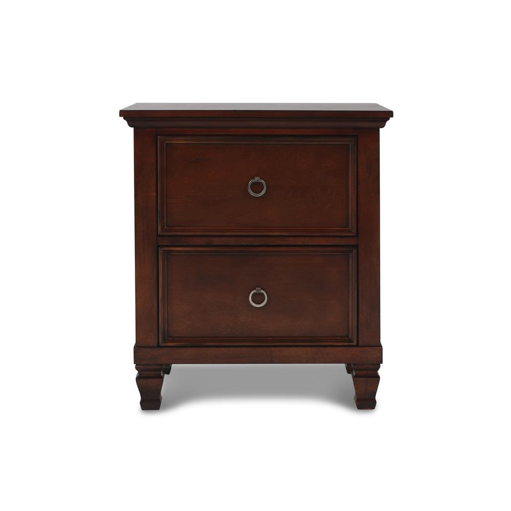Furniture Tamarack 5-Piece Wood King Bedroom Set in Brown Cherry