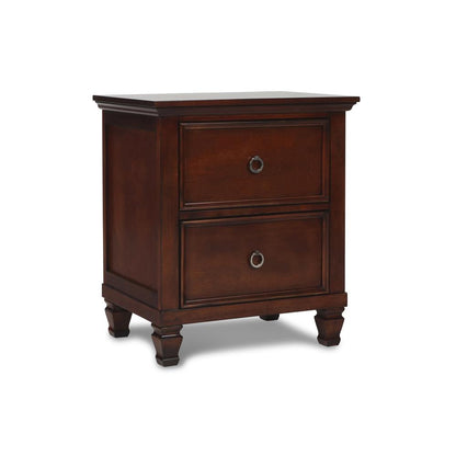 Furniture Tamarack 5-Piece Wood King Bedroom Set in Brown Cherry