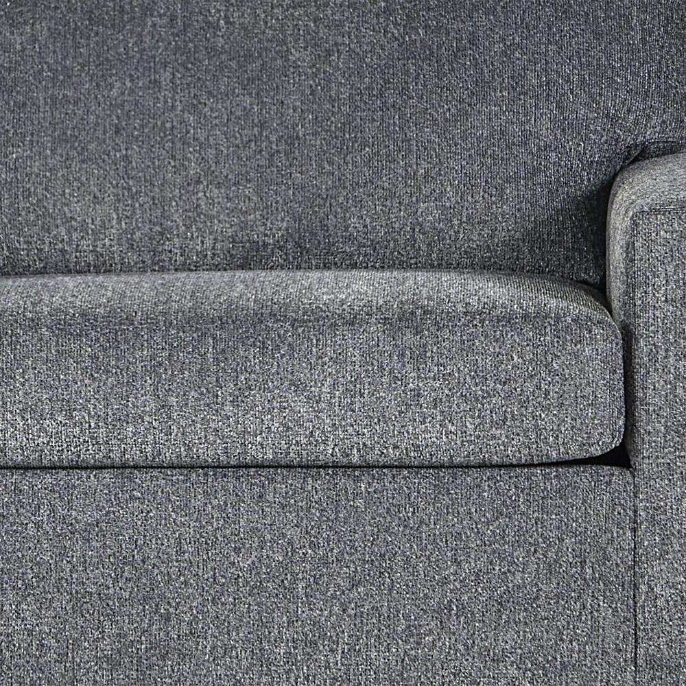 Kylo Ash Gray Polyester Fabric Sofa Couch