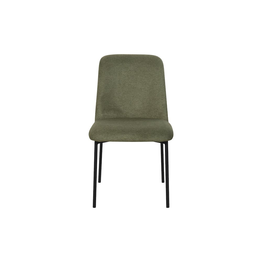 New Classic Furniture Erik Fabric Upholstered Dining Chair in Green (Set of 6)