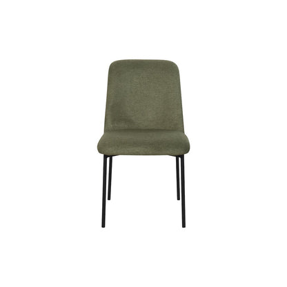 New Classic Furniture Erik Fabric Upholstered Dining Chair in Green (Set of 6)