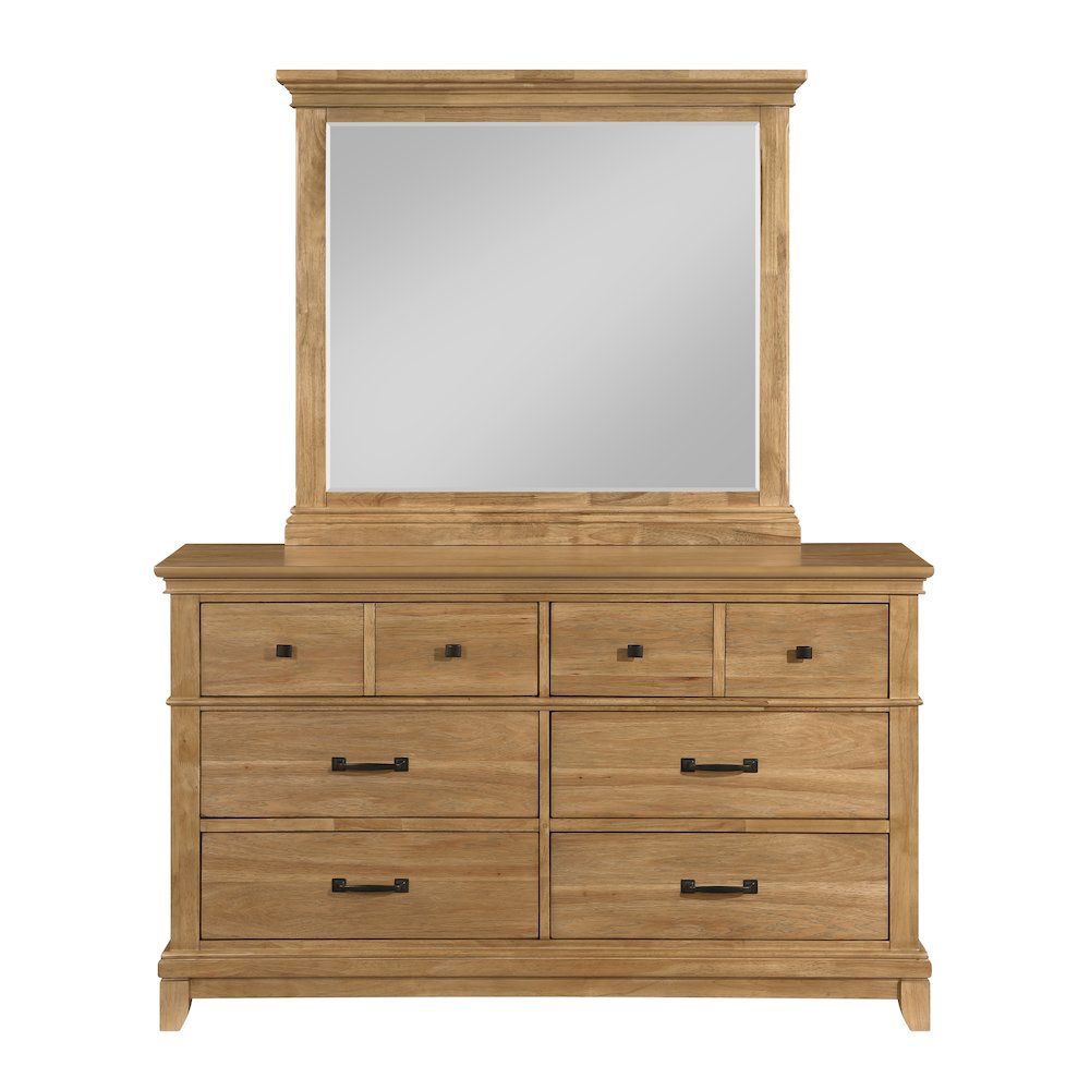 Sunstone 4-Pc Wood King Bedroom Set with Chest in Honey