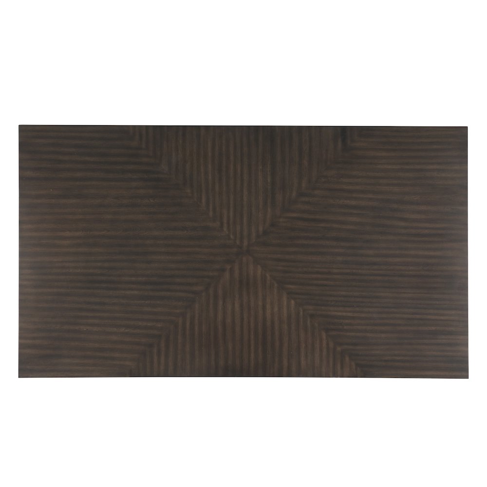 Chestnut Ridge 5-Piece Wood Dining Table Set in Brown