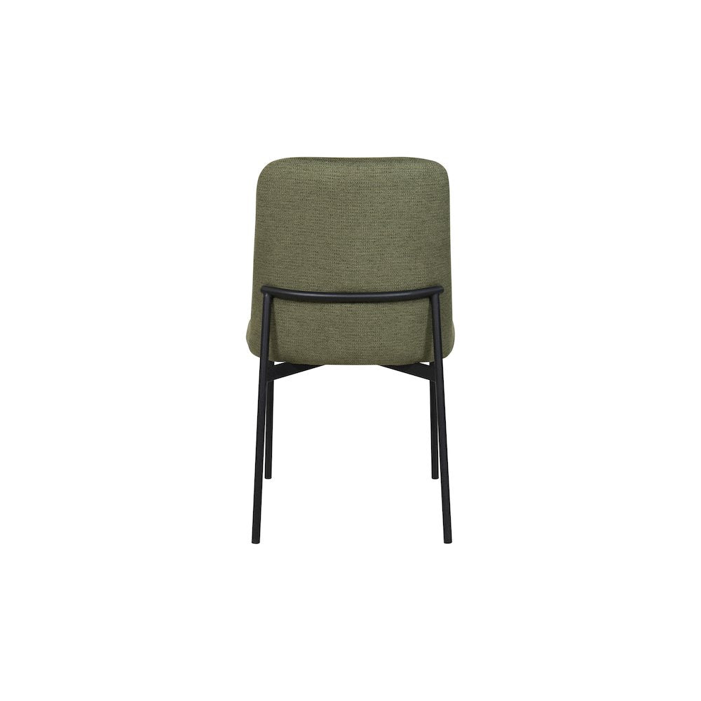 New Classic Furniture Erik Fabric Upholstered Dining Chair in Green (Set of 6)
