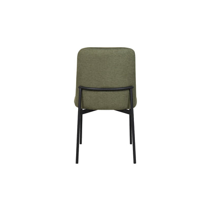 New Classic Furniture Erik Fabric Upholstered Dining Chair in Green (Set of 6)