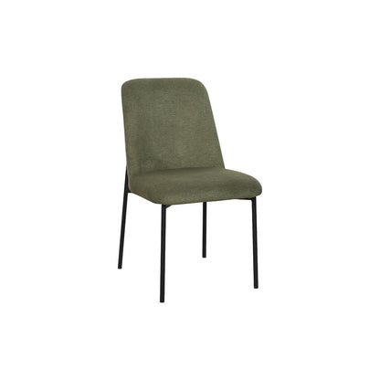 New Classic Furniture Erik Fabric Upholstered Dining Chair in Green (Set of 6)