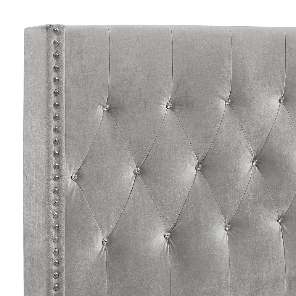 Huxley Wood Queen Bed, Gray