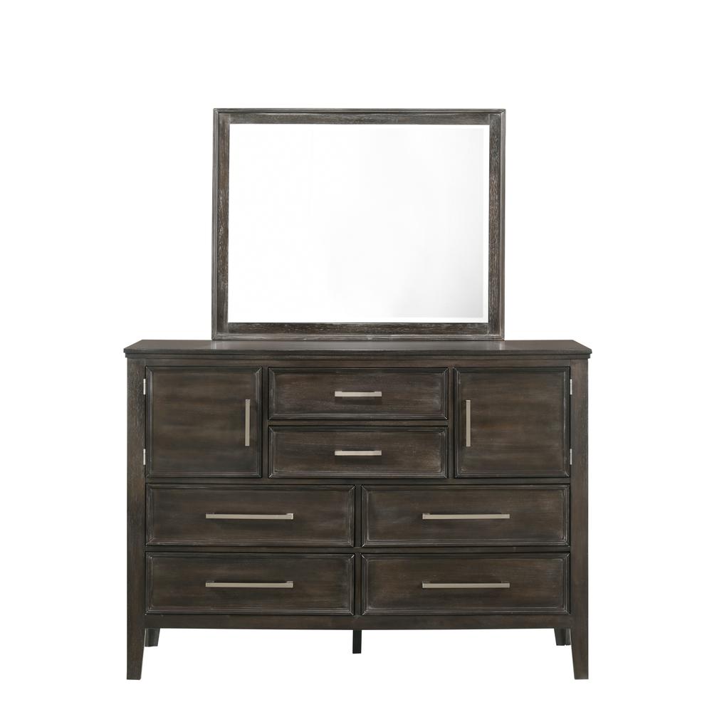 Andover 4-Piece King Wood Bedroom Set with Chest in Nutmeg