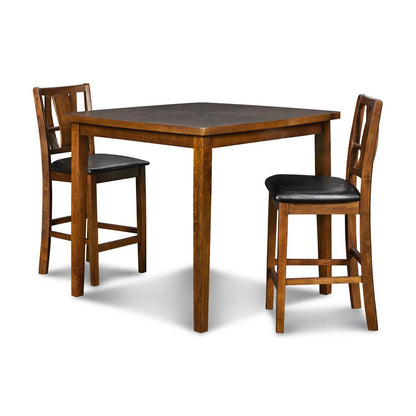 Furniture Dixon 5-Piece Counter Height Dining Set in Dark Espresso