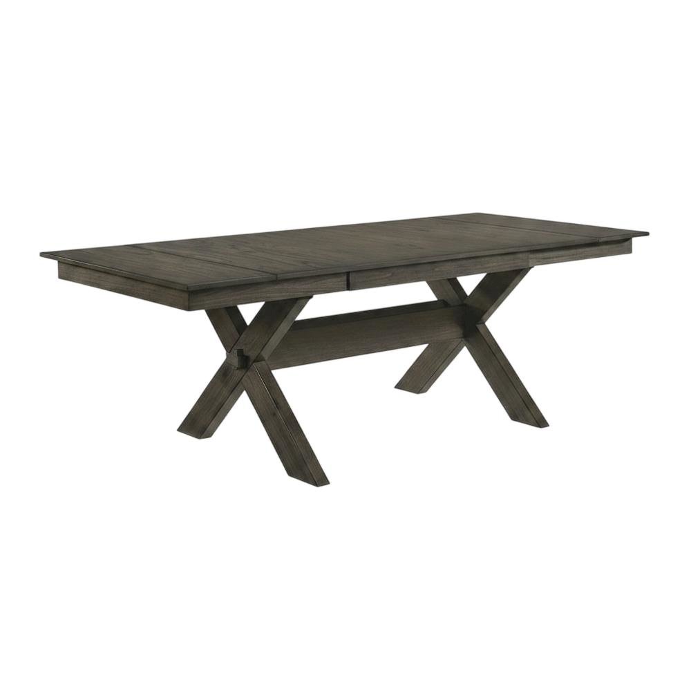 Solid Wood Dining Table Set with Chairs and Bench for Dining Room, Brown