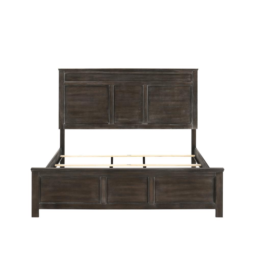 Furniture Andover 5-Piece King Wood Bedroom Set in Nutmeg