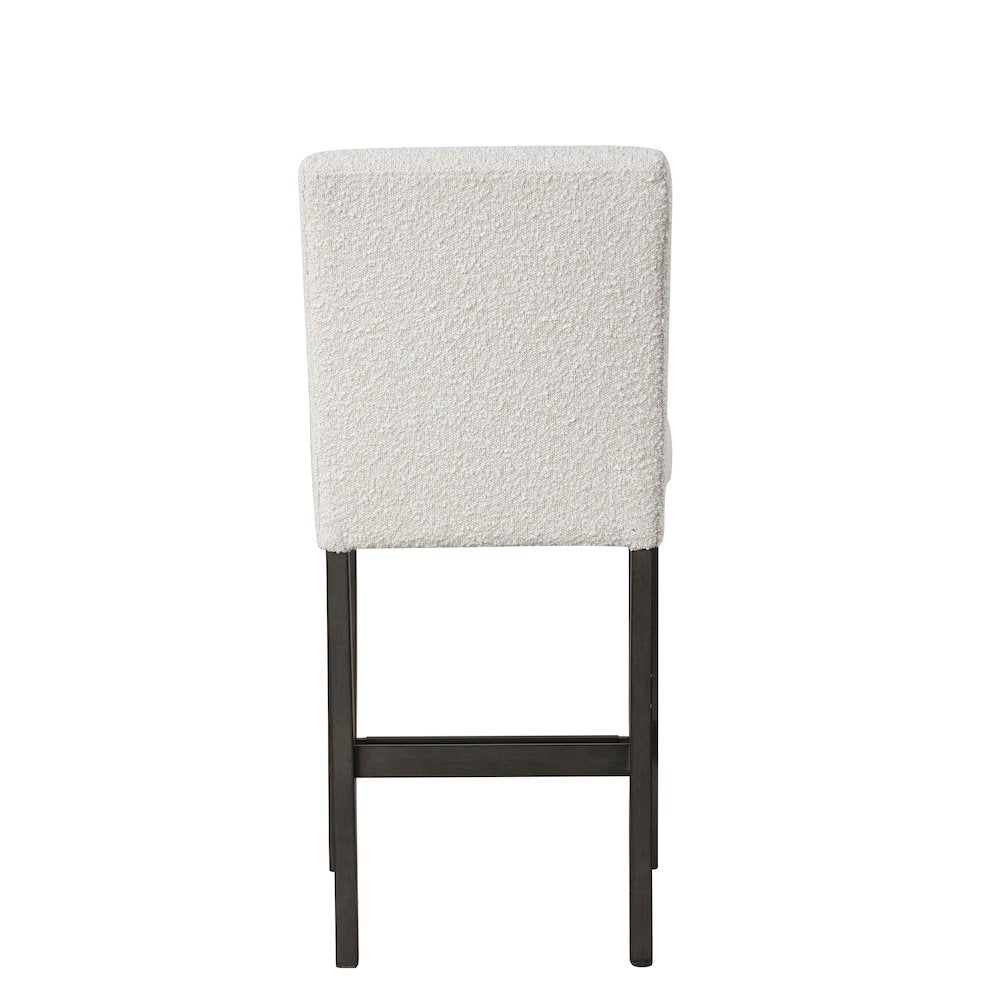 High Line Upholstered Counter Chair (Set of 2), White