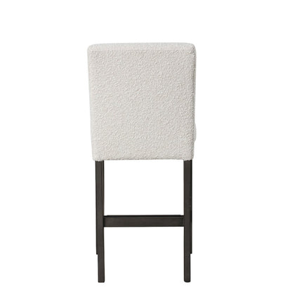 High Line Upholstered Counter Chair (Set of 2), White