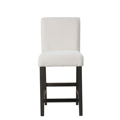 High Line Upholstered Counter Chair (Set of 2), White