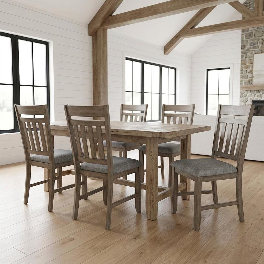 Solid Wood Dining Chairs, 300 lb Capacity, Walnut, Set of 4
