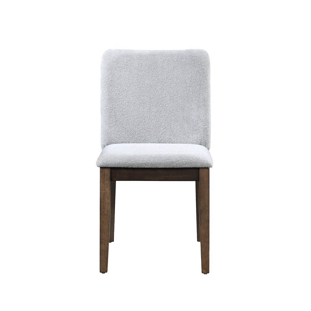 Kody Fabric Upholstered Dining Chair in Gray (Set of 2)