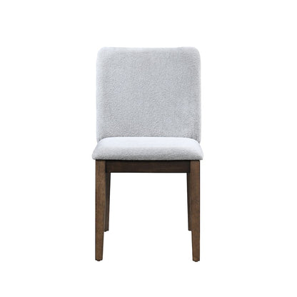Kody Fabric Upholstered Dining Chair in Gray (Set of 2)