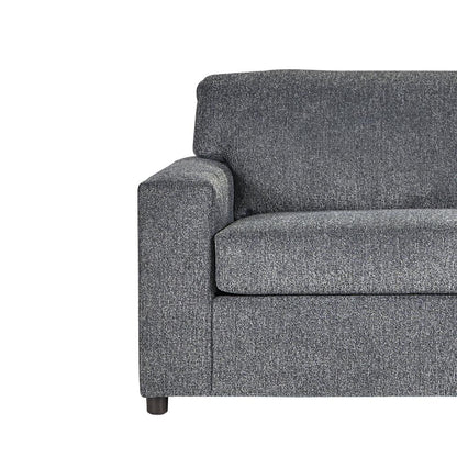 Kylo Ash Gray Polyester Fabric Sofa Couch