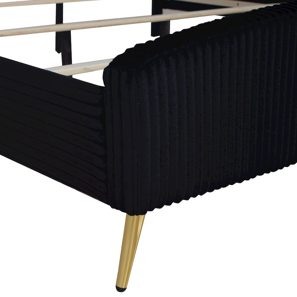 Kailani Wood Queen Bed, Black