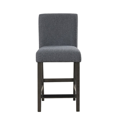 High Line Upholstered Counter Chair (Set of 2), Gray