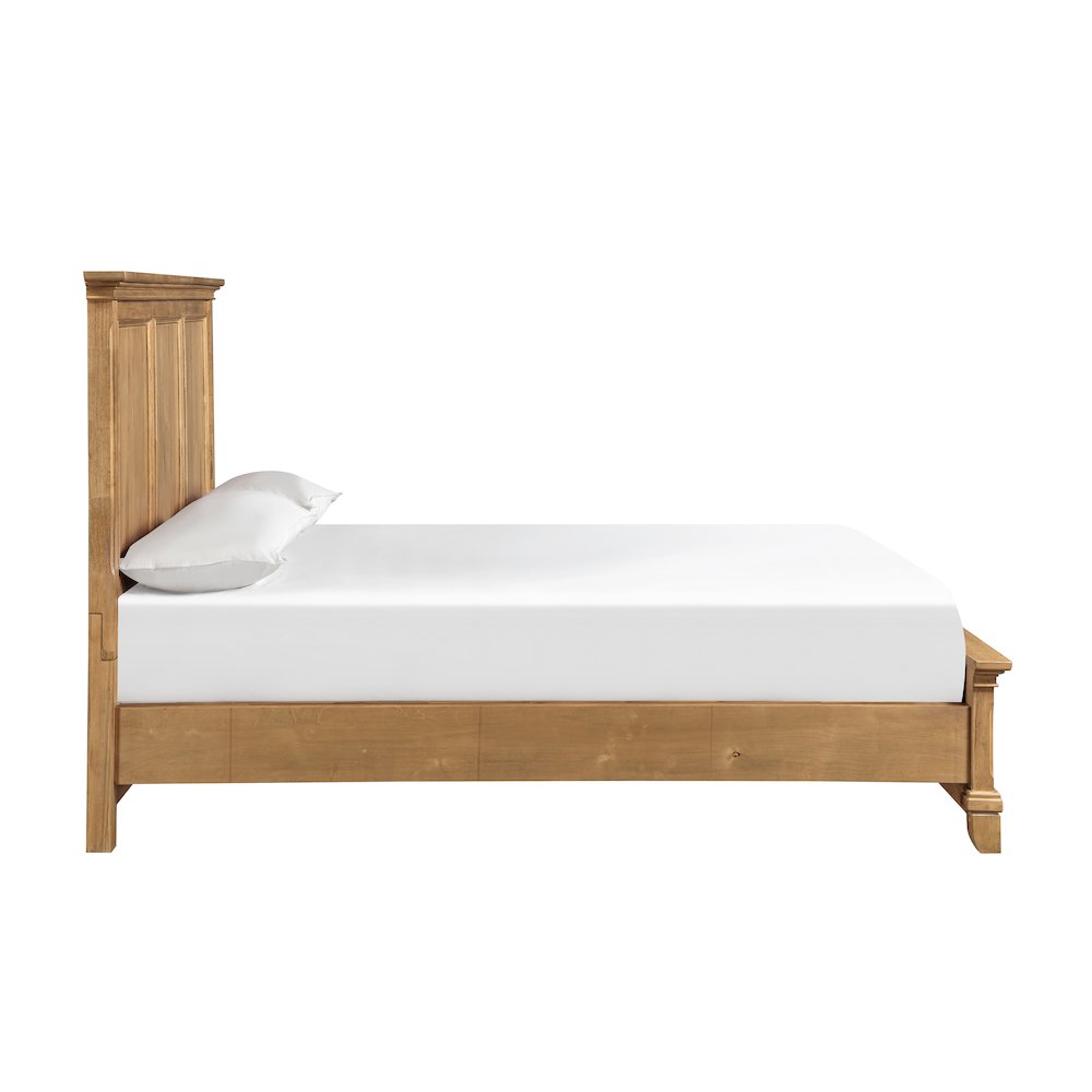 Sunstone 4-Pc Wood King Bedroom Set with Chest in Honey